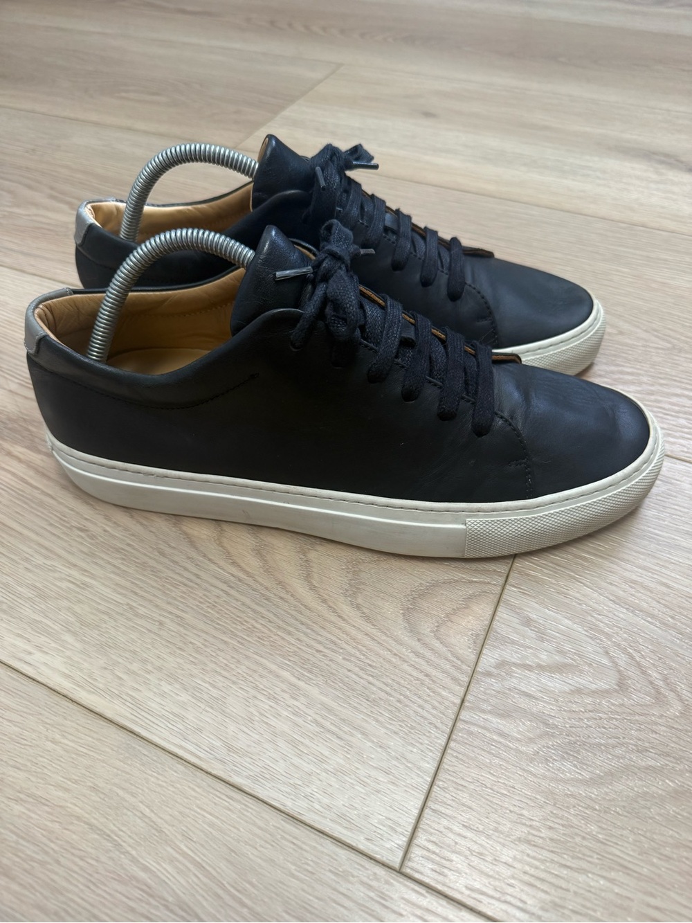 M. Gemi Lucente Black low-top luxury sneaker handmade Italy Men’s 10 (43)